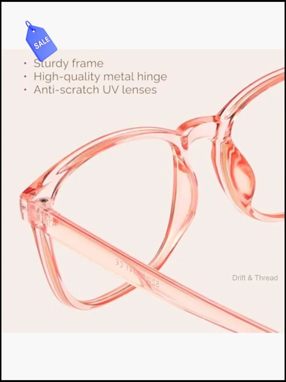 6-Pack Blue Light Blocking Glasses for Women Men Vintage Square Frame